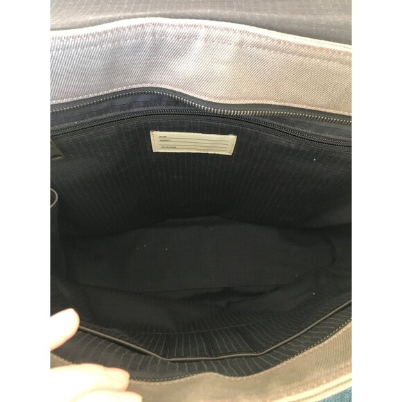 Jack Spade Work Twill Swiss Brief case man bag with Flap in Grey - Picture 9 of 12